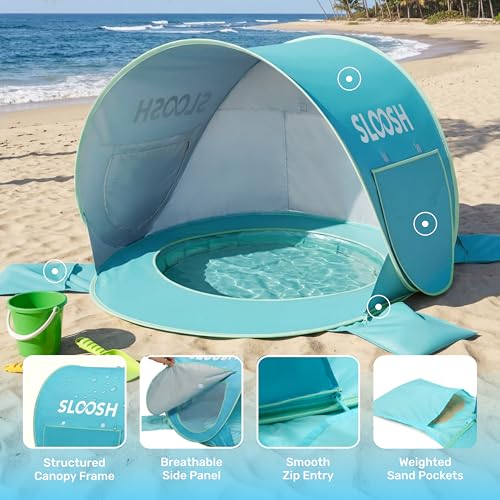 SLOOSH Baby Beach Tent with Pool