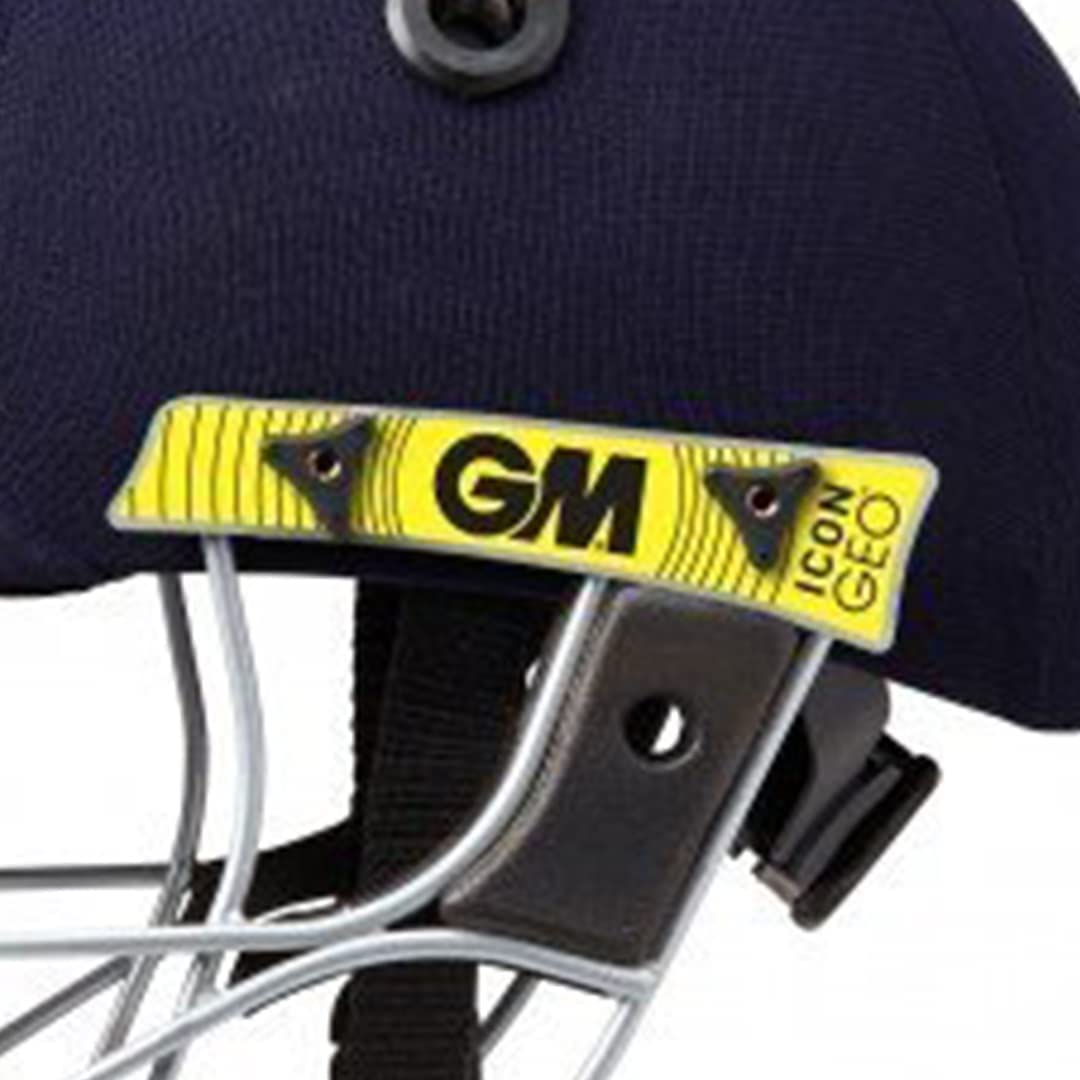 Buy GM Icon Geo Cricket Helmet for Senior Medium (Navy) Online at Low Prices in India