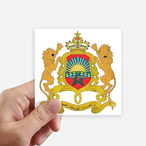 Sticker Maroc autocollant voiture moto pc portable décoration murale africaine 10cm 8pcs - 2
