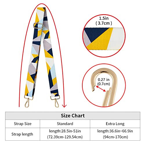 Image of ZOOEASS Wide Shoulder Strap Adjustable Replacement Belt Crossbody Canvas Bag Handbag