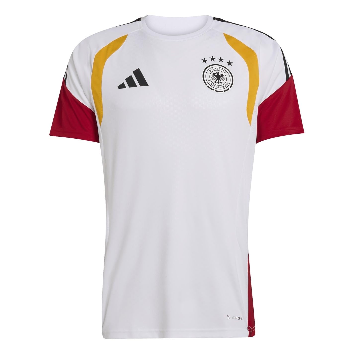 adidas Mens Germany 26 Tiro Training Shirt, White, Size L, Men