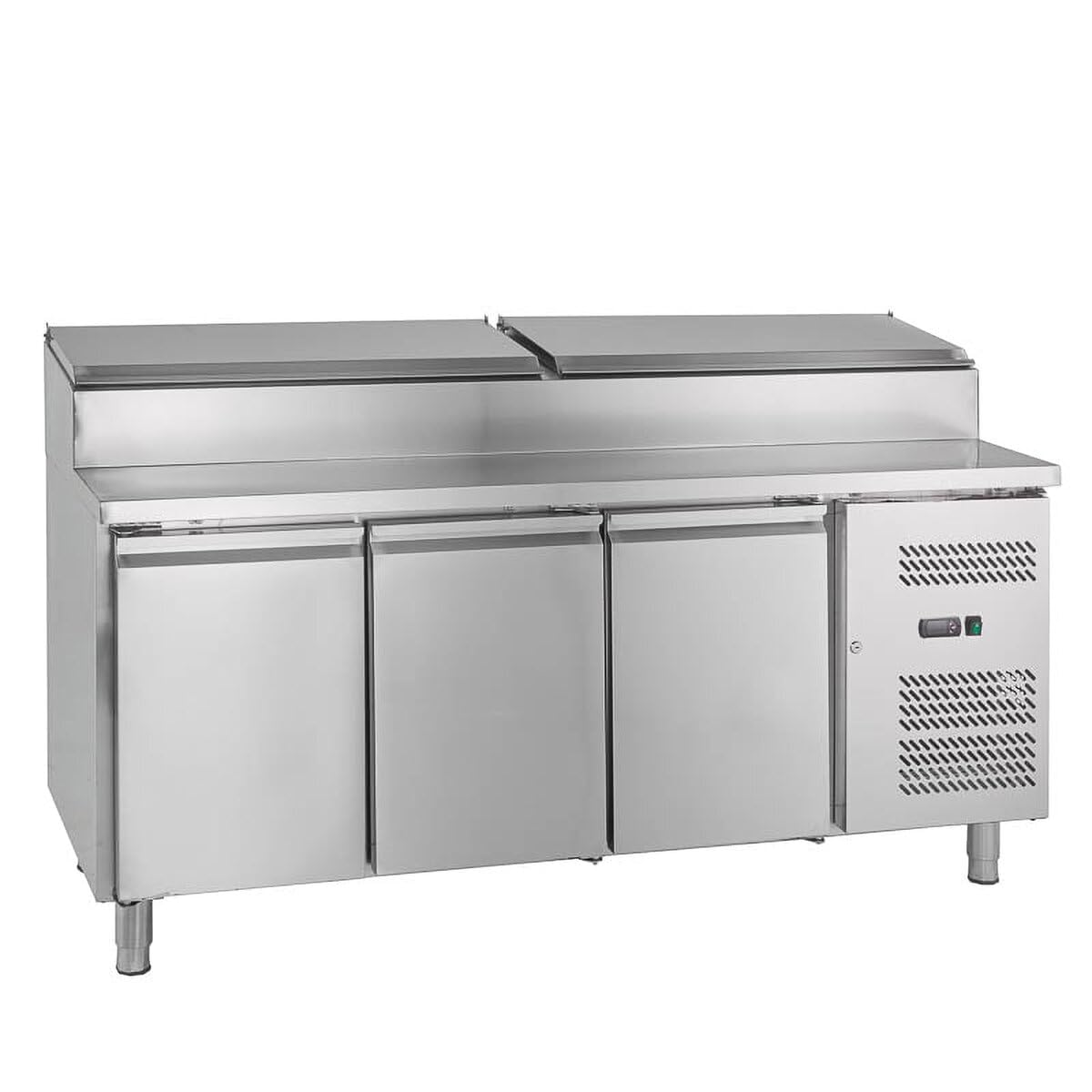 GastroHero Table de préparation ECO 3000 pour 8 bacs x GN 1/3 | CHR Fournitures de la restauration