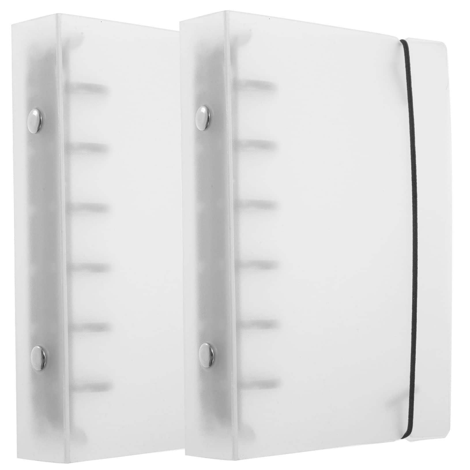 DOITOOL 10 Stück Transparente Ringbuch Hülle Strapazierfähige PP Matte Binder Schutzhülle Verschleißfest Schmutzabweisend Büro und Schulordner Organizer Nachfüllbar Leicht