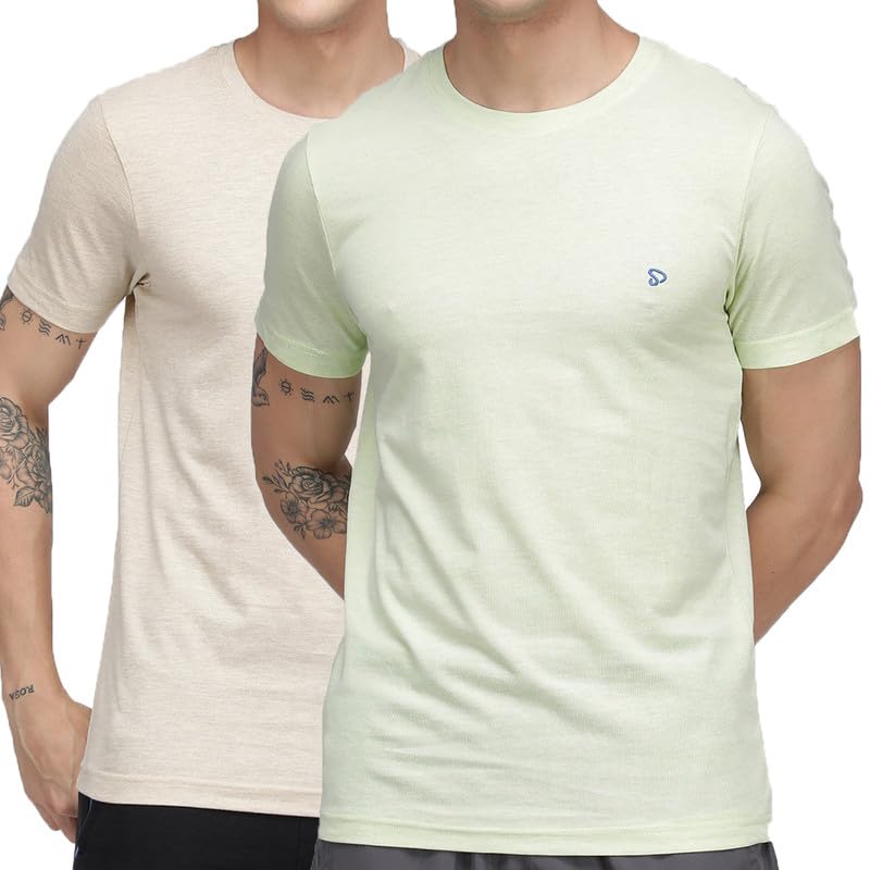 sporto Men's Solid Regular Fit T-Shirt-picture-25