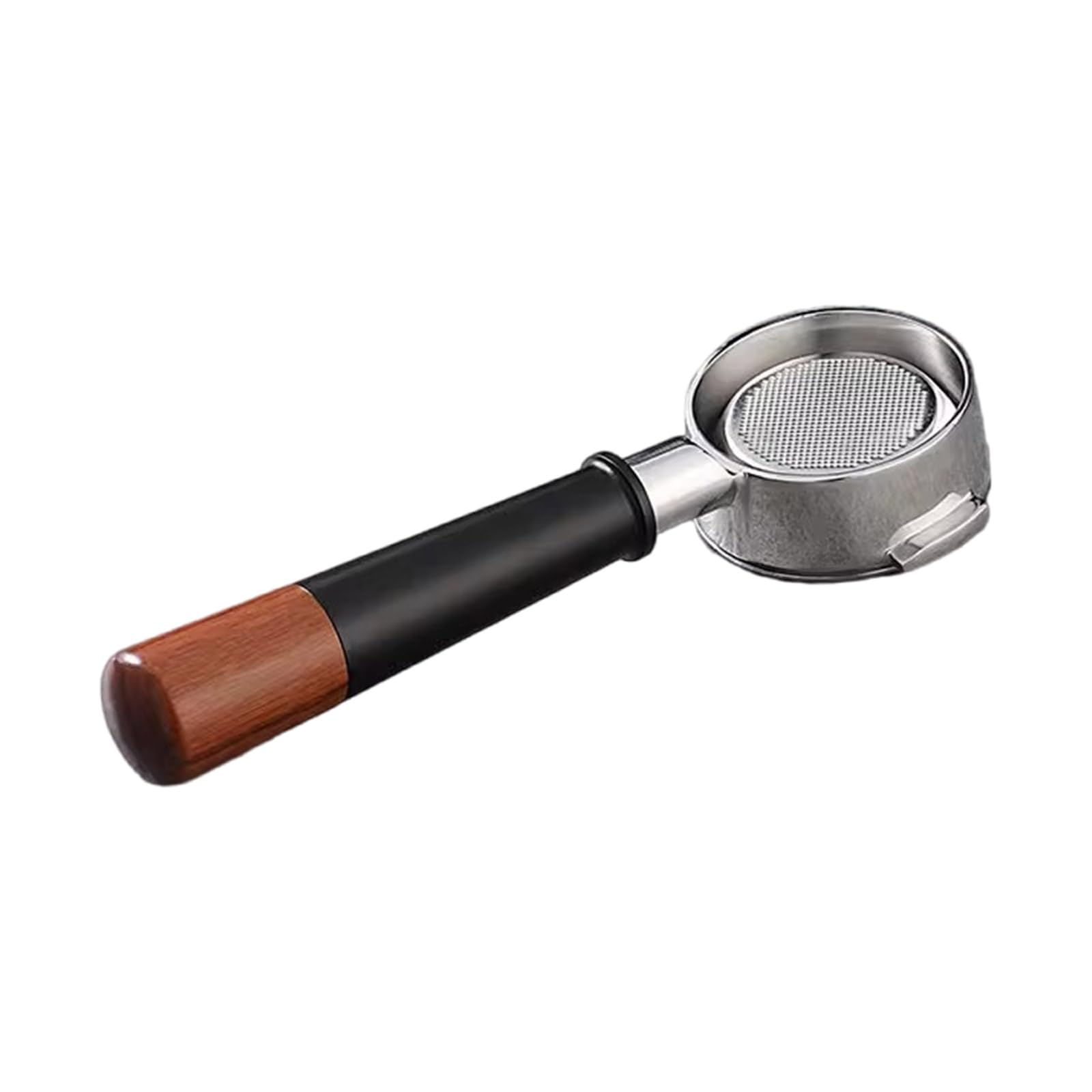 YROHGKPN Stainless Steel Bottomless Portafilter Handle Espresso Machine Filter Holder Professional Coffee Accessory Tool Stainless Steel Handle