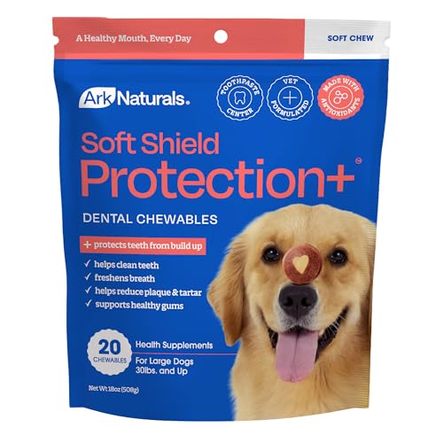 Image of ARK Naturals Soft Shield Protection+ Brushless Toothpaste, Dog Dental Chews for Large Breeds, Stops Plaque & Tartar, Freshens Breath