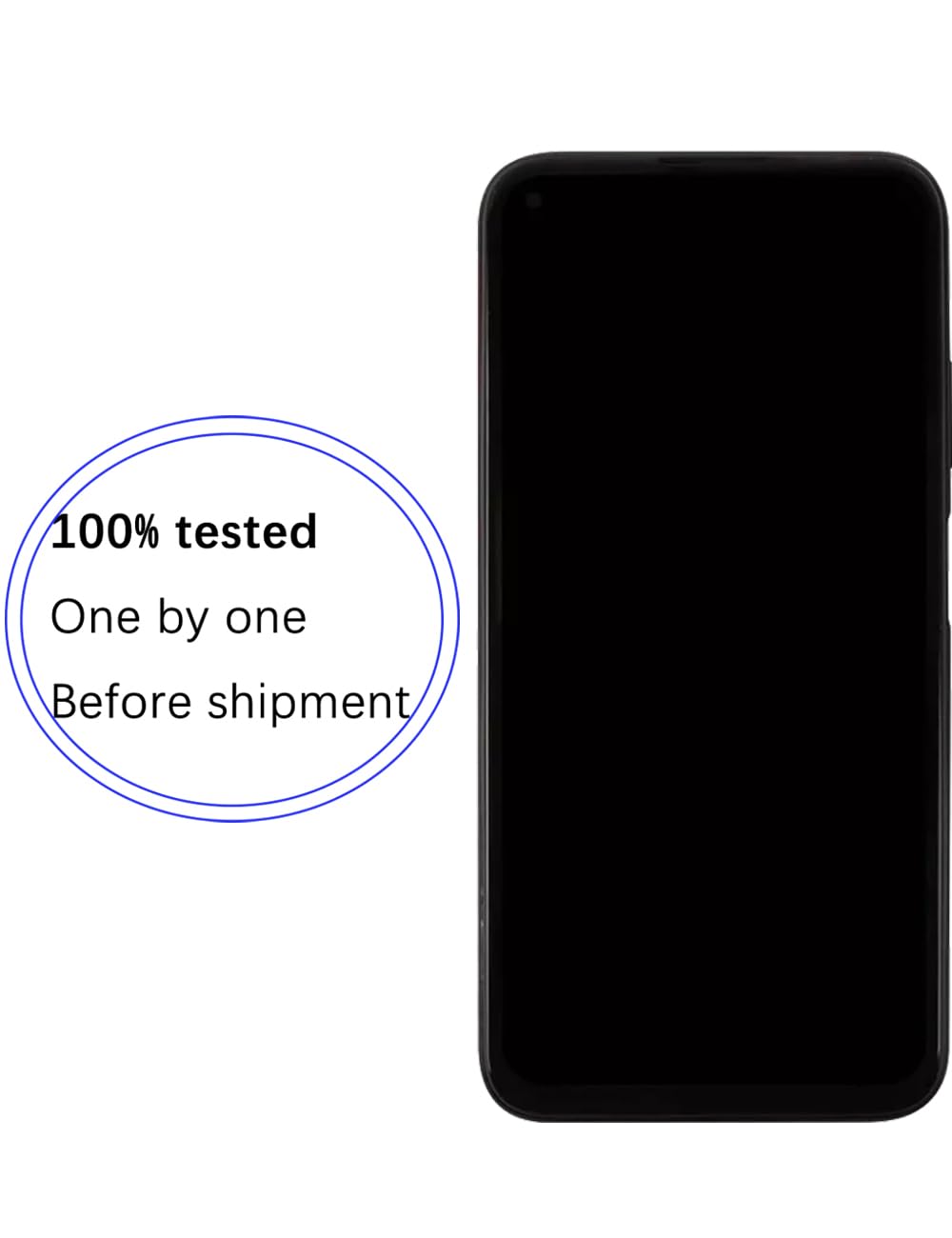 Display di ricambio per schermo LCD Huawei P40 Lite 4G, JNY-L21A JNY-L01A Display Touch Digitizer Assembly Kit parti di riparazione (nero con cornice)