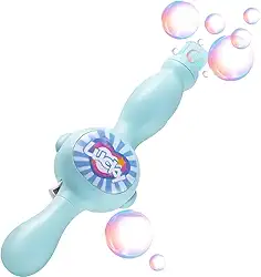 Varinha Mágica Spray Lança Bolha De Sabão C/Fumaça Luz Som (Azul)