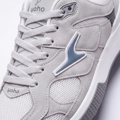 Image of YOHO Men's Sneakers Flo & Blazer | Stylish & Comfortable | Low Top, Lace Up Casual Shoes for Man /Gents