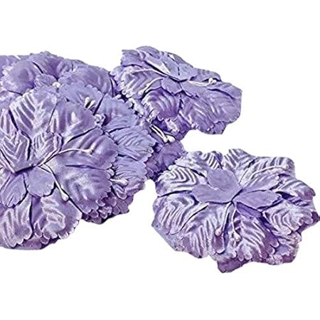 Carnation Flower Back, Capia, Flat 3" Diameter, Lavender Pack of 48 Pieces