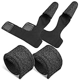 Cabilock 2 Stück Teiliges Angelruten befestigungsband und Spitzenabdeckung aus Elastischem Wasserdichtem Tauchmaterial Verstellbarer Schutz für Baitcasting Spinnruten Robustes Angelzubehör