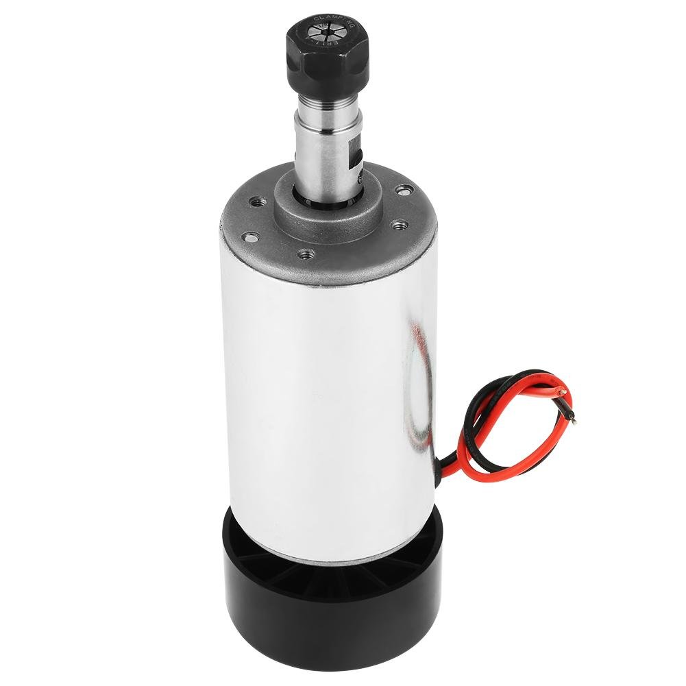Motore mandrino 300 W 52 mm, mandrino CC 48 V Motore raffreddato ad aria ER11, motore mandrino senza spazzole Motore mandrino PCB Accessori per incisore fai-da-te, per macchina per incisione