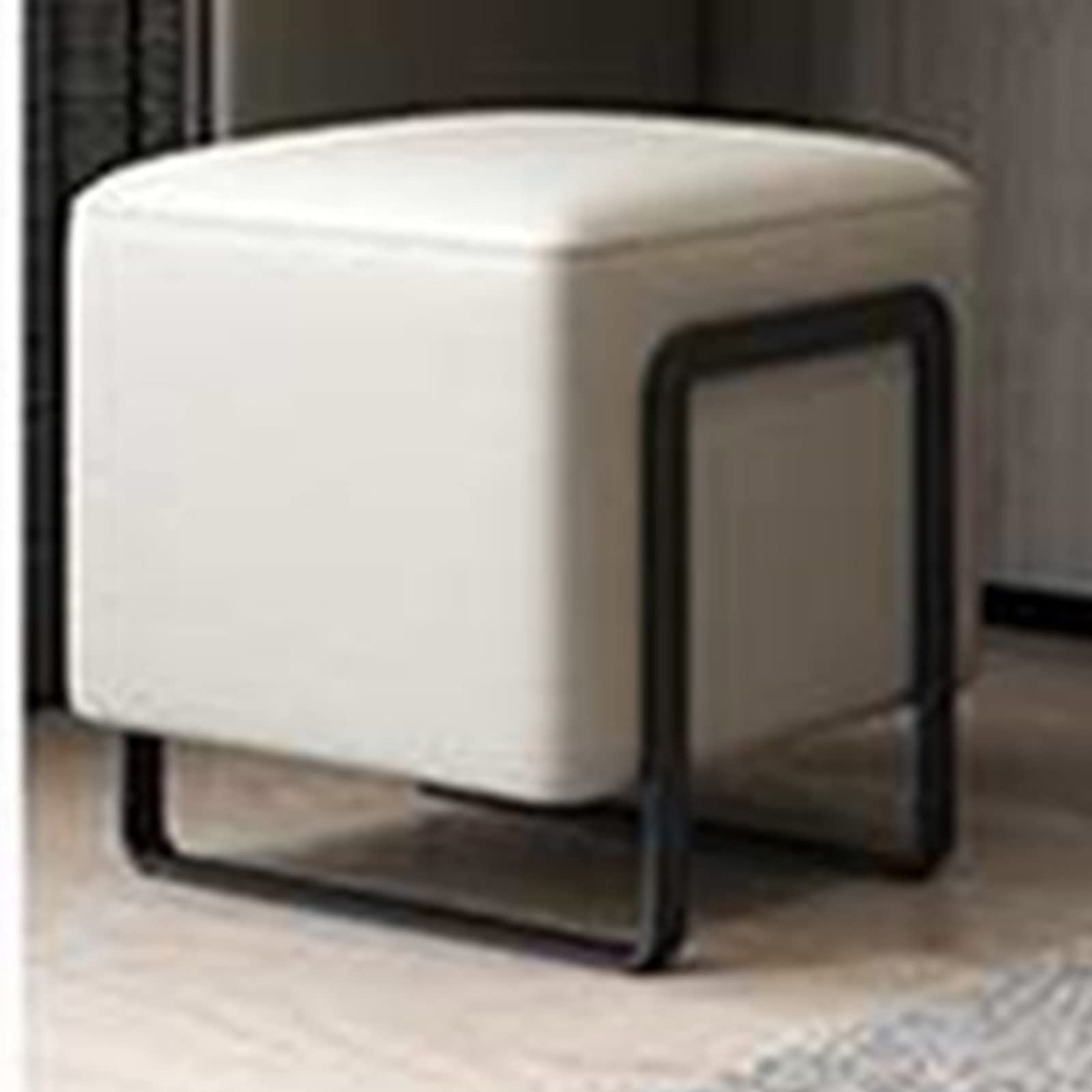 Tabouret de Bar Industriel Carré pour Salon et Espace Détente