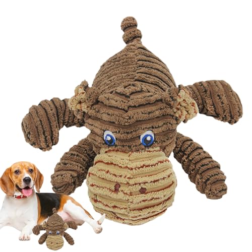 犬の退屈しのぎおもちゃ - 子犬用スタッフドトイ - 屋内屋外対応インタラクティブ遊びペット歯固め用品 - リビング 庭 ガレージ 芝生対応