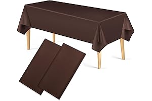 Tablecloths Waterproof Dark Brown