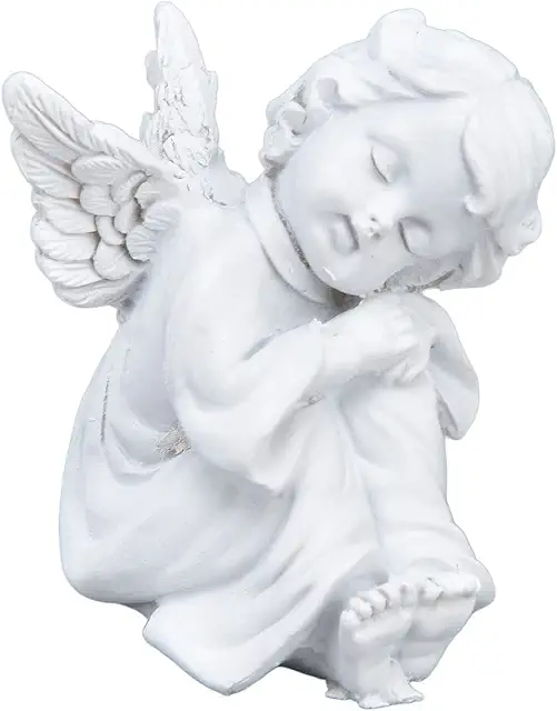 Cherub Angel Figurine Statue - Beeldjes Engeltjes - Resin Garden & Home Decor