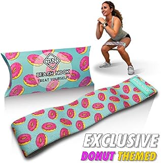 Beach Nook Fabric Resistance Hip Bands for Legs and Butt | Elastic Exercise