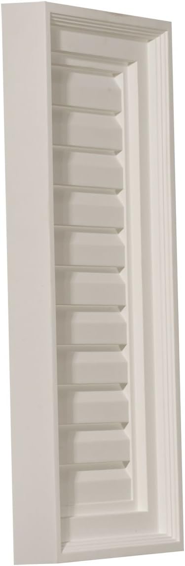 Ekena Millwork 12"W x 24"H x 1 1/4"P, Vertical Gable Vent Louver, Non-Functional