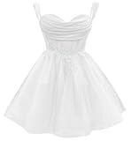 3D Floral Short Homecoming Dress for Teens Sparkly Lace DAMA Dresses for Quinceanera Off Shoulder Beaded Ball Gown