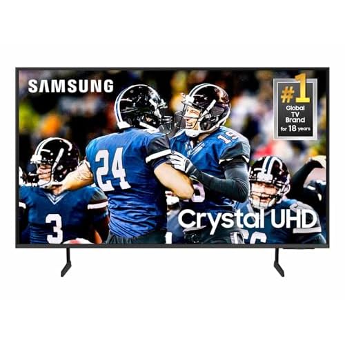 SAMSUNG 70-Inch Class Crystal UHD 4K DU7200 Series HDR Smart TV w/Object Tracking Sound Lite, PurColor, Motion Xcelerator, Mega Contrast, Q-Symphony (UN70DU7200, 2024 Model)