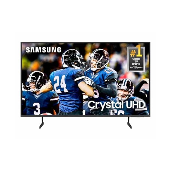 SAMSUNG 65-Inch Class Crystal UHD 4K DU7200 Series HDR Smart TV w/Object Tracking Sound Lite, PurColor, Motion Xcelerator, Mega Contrast, Q-Symphony (UN65DU7200, 2024 Model)