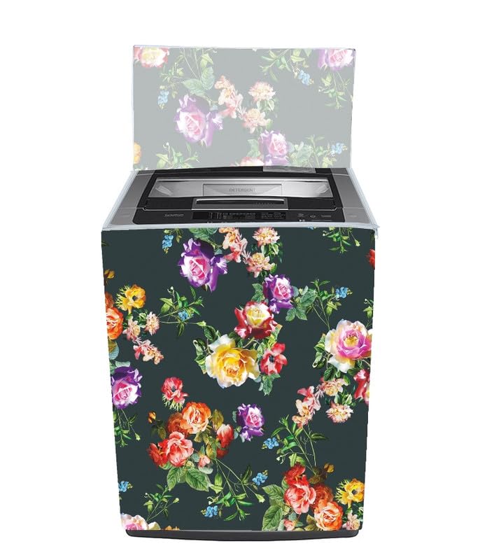 MAHAL CREATION Fully Automatic Top Load Washing Machine Cover Suitable For Samsung, Lg, Godrej, Whirlpool 6.5Kg, 7Kg, 7.5Kg, 8Kg, 9Kg, 10Kg, 11Kg ( 58Dx60Wx94H ), Waterproof Cover, Dark Green.