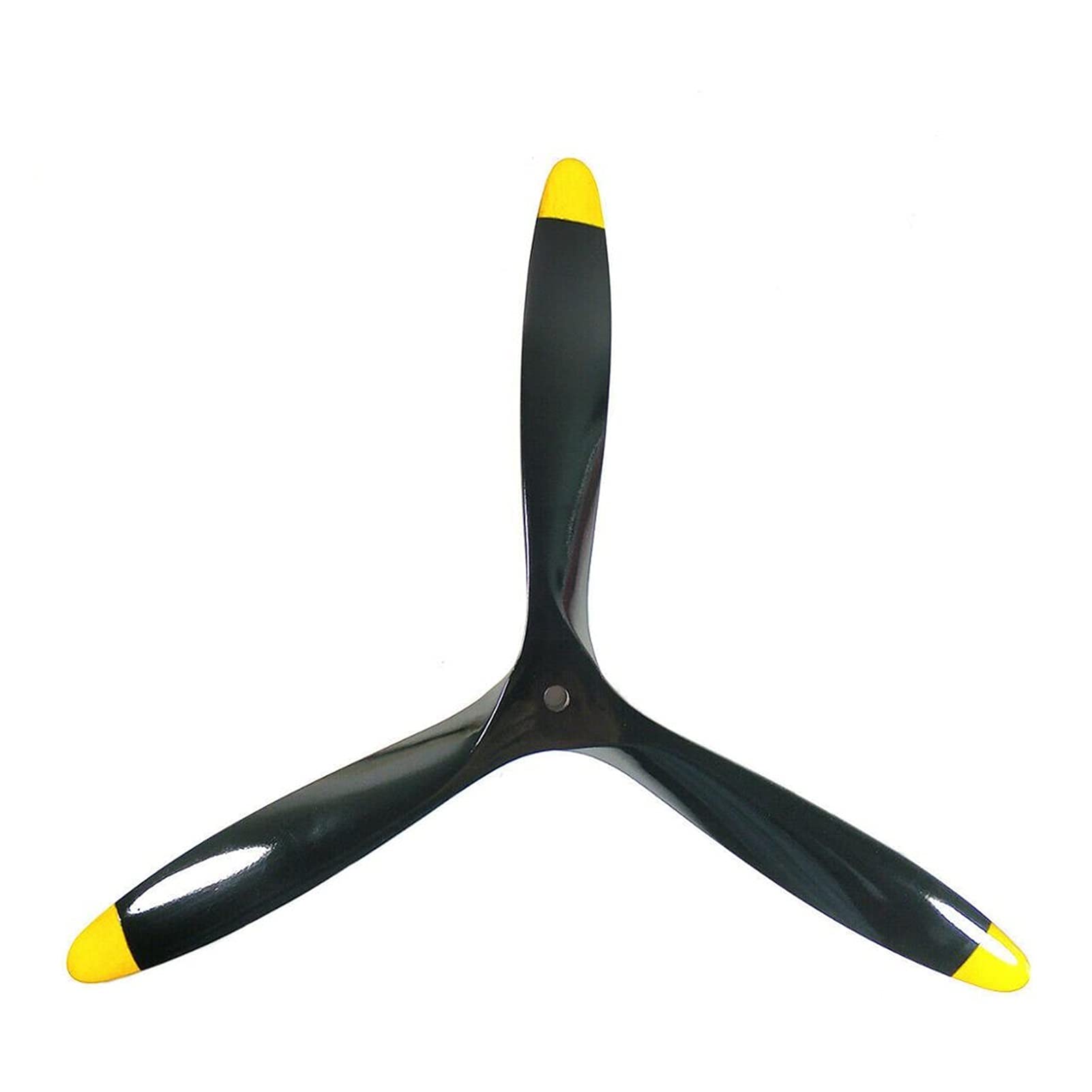 Eliche in legno di faggio nero giallo a 3 pale da 14/15/16/17/18/20/21 pollici Set di eliche per droni(15x8inch)