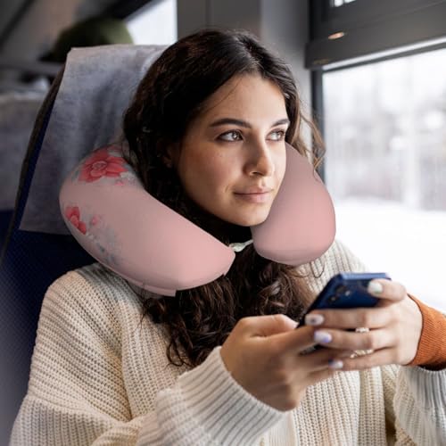 Almohada de viaje espuma viscoelástica ajustable miniatura 6