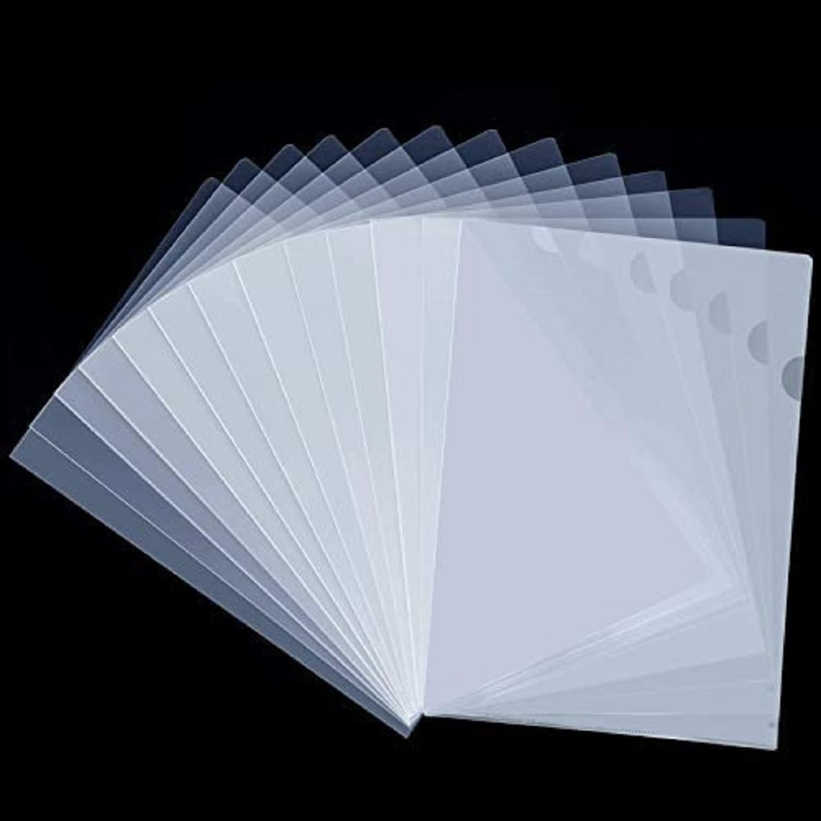 SPS A4 Size Transparent L-Folder Files Document Organizer, Durable & Clear Plastic, Pack of 20-image-31
