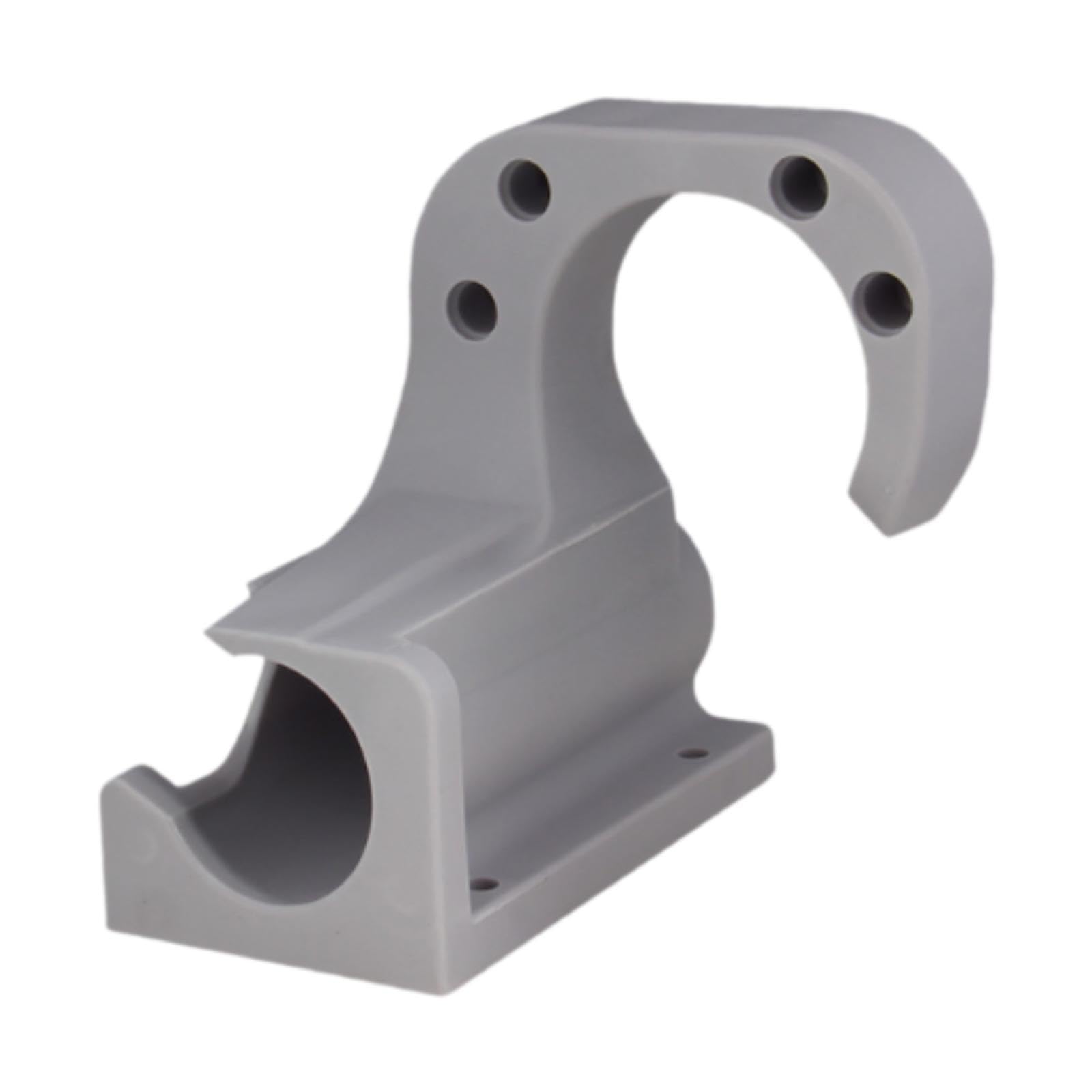 car washer hose holder wall mounted bracket for repair shop yard garden light gray