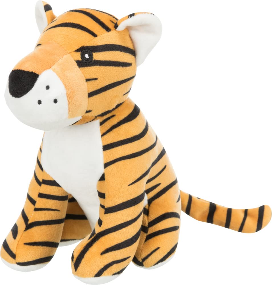 TRIXIE Tiger Squeaky Plush Toy for Dogs of All Breeds, Soft Cuddly Plush Toy, Polyester Material, Chew Safe, Perfect for Both, Indoor & Outdoor Play Sessions - 21 cm (B09NFMJDMQ) Amazon Price History, Amazon Price Tracker