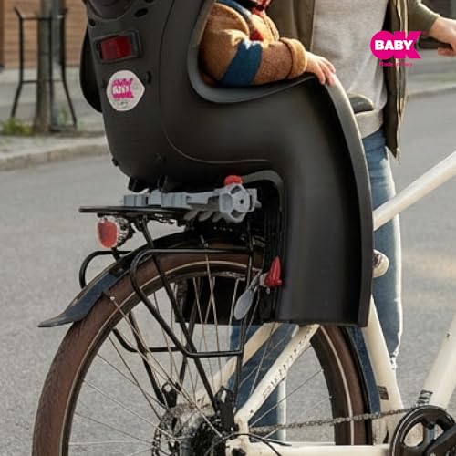 OKBABY- Zusätzliche Gepäckträger-Befestigungshalterung für den Kinderfahrradsitz Baby Shield