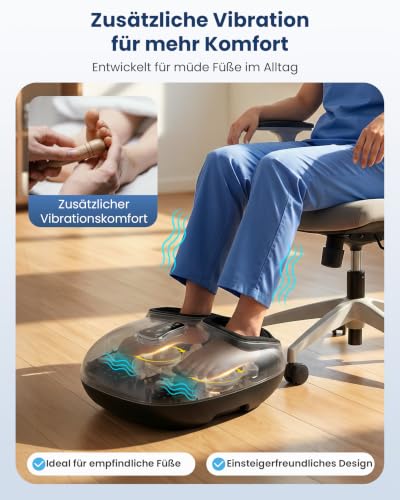 COMFIER Fußmassagegerät, Shiatsu Fussmassagegerät Elektrisch – Ansicht 4