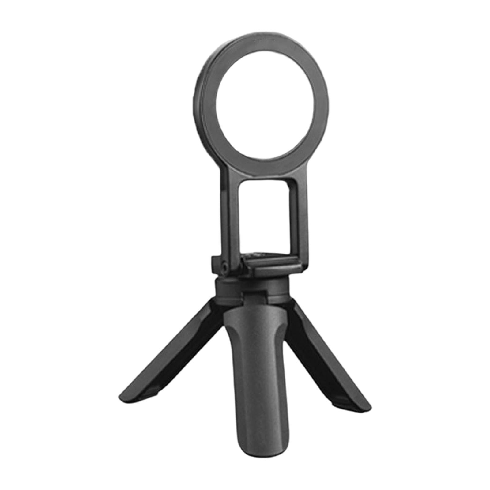 Soporte plegable para teléfonos para configuraciones sencillas con adaptador de zapata fría para fotógrafos que buscan flexibilidad, comodidad, soporte plegable para teléfono