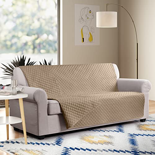 Taococo Waterproof Couch Blanket Dog Bed Cover Couch Cover Pet Blanket For Couch Sofa Chaise Bed, Reversible Sectional Sofa Slipcovers Furniture Protector For Pets Kids (Camel, 52X82 Inches) #TOP12
