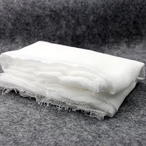 5Yards Width 36''White Bleached Gauze Cheese cloth Fabric Butter Muslin Kitchen Cover