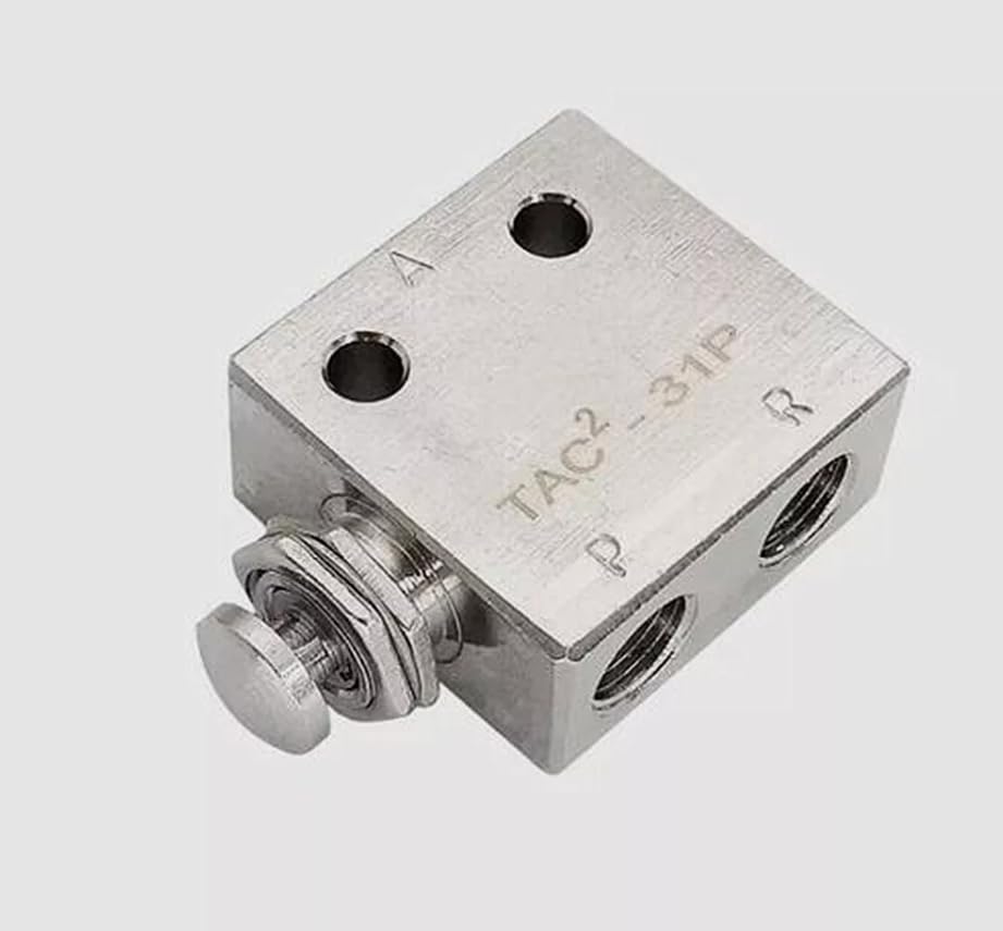 1Pc TAC2-31P 2 Position 3 Way Toggle Mechanical Valve Rc1/8'' Pneumatic Valve