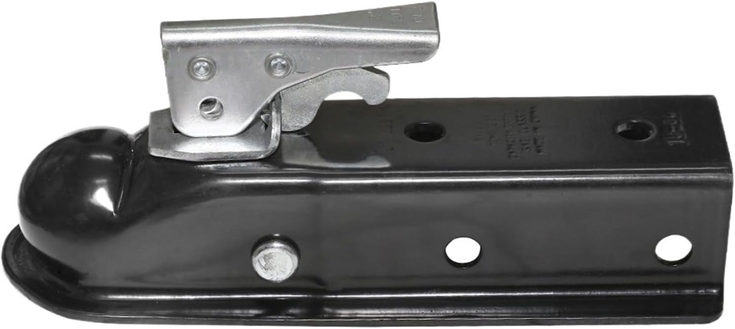 2 X 2-1/2 Inch Ball Hitch Back Coupling Trailer Coupler Straight Tongue 2-1/2" RV Parts Camper Caravan Accessories