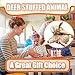 LoYuSenn Cute Deer Stuffed Animal Fawn Plush Toys, 10-Inch Deer Plushies for Girls, Boys ＆ Babies, Moose Stuffed Animals, Decorations, Birthday Gifts, Huggable Moose Plush Toy