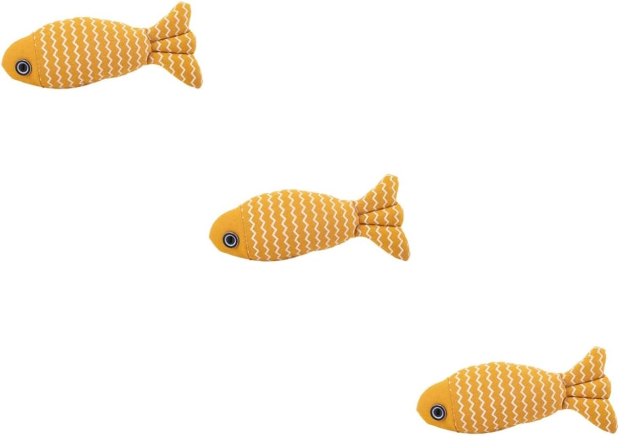 balacoo 3pcs Catnip Doll Toy Pet Toy Pet Piller Catnip