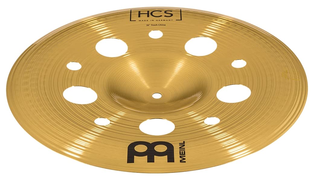 Meinl HCS Trash China - Set da 16", modello: HCS16TRCH - lega MS63 - Finitura: tradizionale - Caratteristica: Calda/Armonica - Incl. supporto per vasca