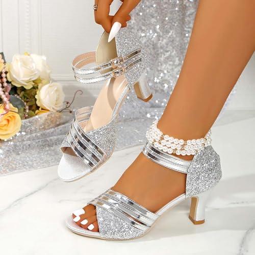 Chaussures de danse confortables à talons hauts d'été