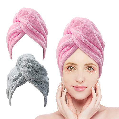 Microfiber Hair Towel for Curly Hair Turbans for Wet Hair Drying Towels Fast Dry Hair Towel Wrap for Women 26 Inch10 Inch