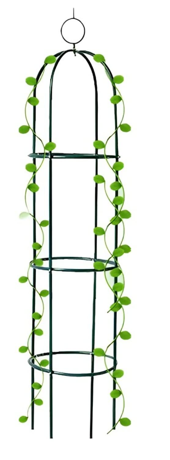 Metaal Plantenkooi Klimplanten Metalen Klimobelisk II Voor Rozen Hoogte 210 Cm - Rechtstreeks Van De Fabrikant Garden Mile Plantenkooi