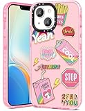 Jowhep for iPhone 15 Case Girly Cute Cartoon Pattern Design for Girls Kids Boys Teens Women Cover Fun Kawaii Cool Slim TPU Unique Clear Phone Cases for Apple iPhone15 6.1', Drinks Fries