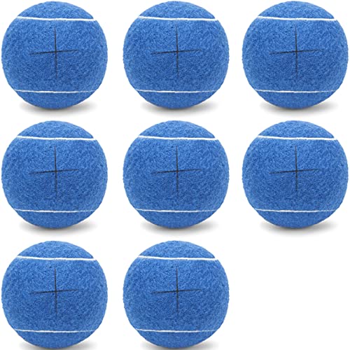 8PCS - Walker Glide Balls,Precut Walker Tennis Balls for Furniture Legs and Floor Protection,Walkers Legs Universal Precut Glide Balls,Heavy Duty Long Lasting Felt Pad Glide Coverings,Fit Most Walkers