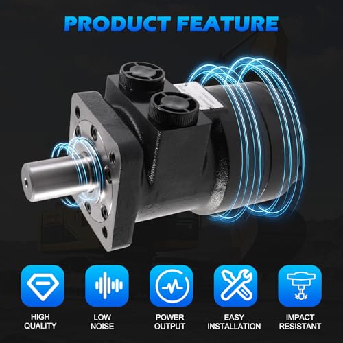 Image of 103-1011-012 | 103-1011 Hydraulic Motor | Direct Replacement for Eaton Char-Lynn S Series | Cast Iron High Torque | Displacement 93cc /r | Maximum Speed 607 RPM | 4-Hole Flange |