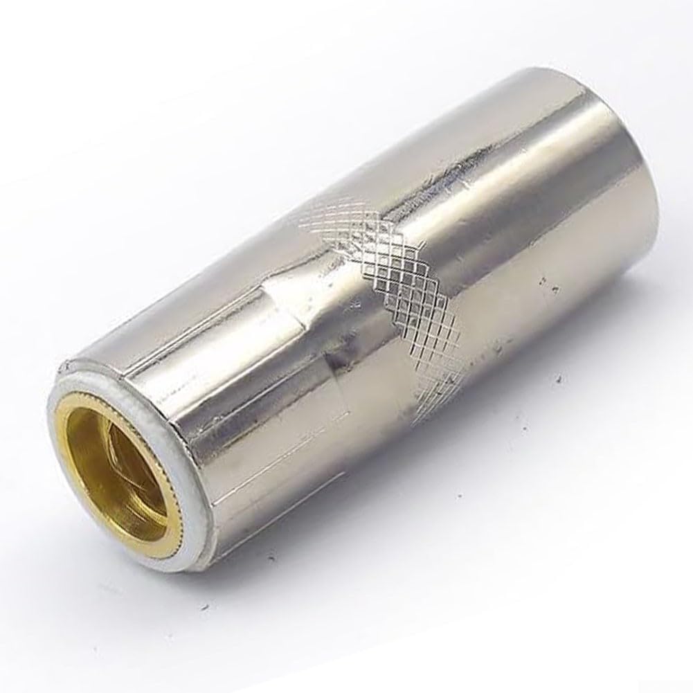Confezione da 5 ugelli per gas per saldatura MIG KP2742-1-62R 5/8 in 350 A, punta filettata in rame, compatibile con Lincoln per Magnum PRO 250L 300L, ricambi da incasso da 1/8"