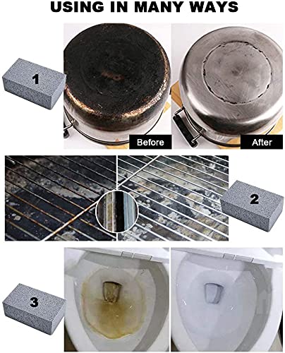Safe Blackstone Griddle Scraper Cleaning Brick Block Kit - 3 Pack Ecological Clean Stone Magic Cleaner For Grill, Removing Stains Bbq,Pool,Racks,Baking Steel,Oven,Flat Top Cookers,Utensils,Toilet #TOP4