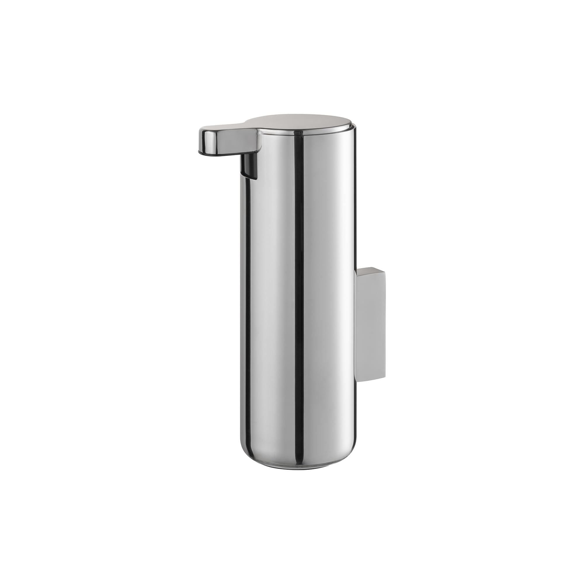 blomus Seifenspender MODO mit Wandhalterung | Edelstahl Poliert | 165 ml | 5,5L x 9B x 16H cm | Handseifenspender aus poliertem Edelstahl | Flüssigseifenspender